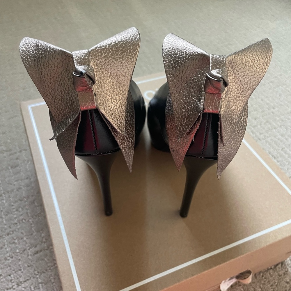 Bow Peep Toe Heels